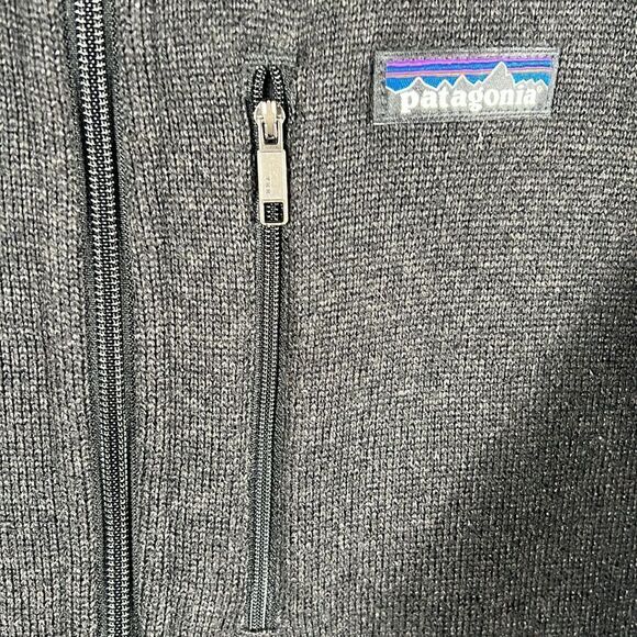 🔥🔥 PATAGONIA Black Designer Full-Zip Fleece Jacket Men Size LARGE - EXCELLENT - Picture 5 of 11
